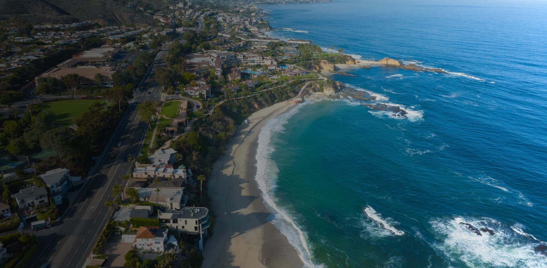 Drug Rehab in Laguna Beach Drug rehab in Laguna Beach - Aerial view of Laguna Beach's pristine coastline — a serene setting that inspires transformation during addiction recovery.