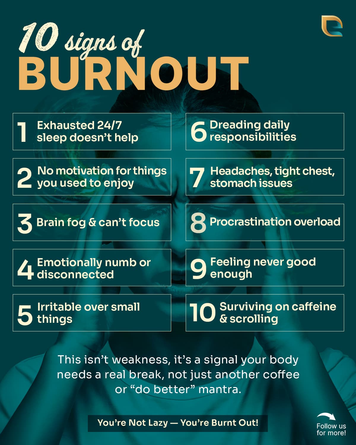 You’re Not Lazy — You’re Burnt Out