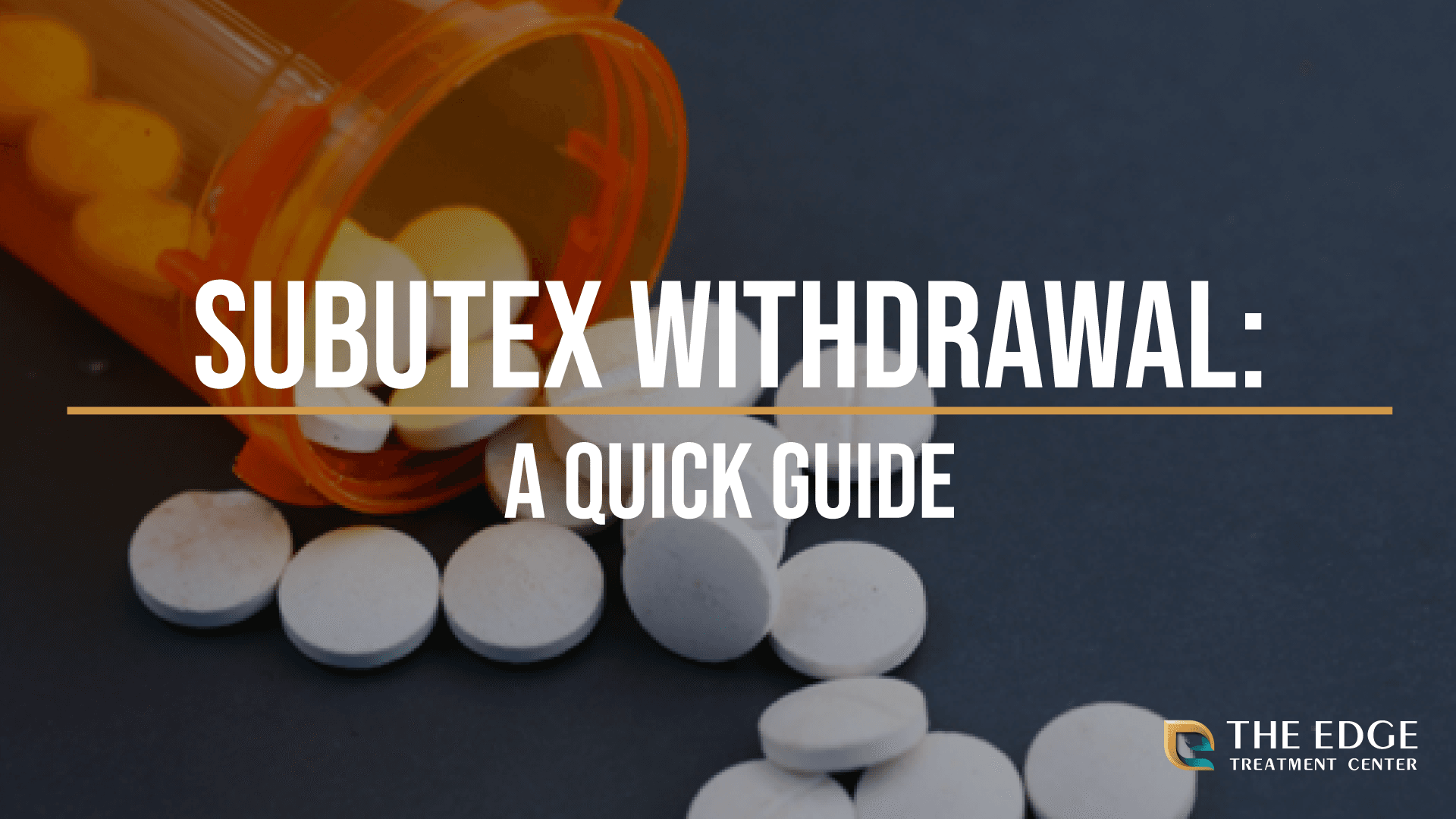 Subutex Withdrawal: What You Need to Know About Withdrawal from Subutex