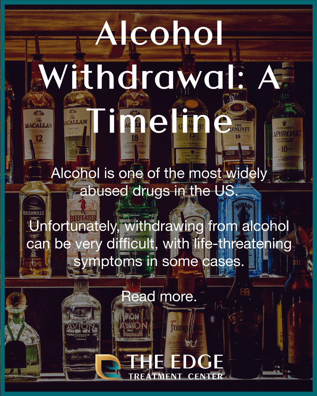 Timeline for alcohol withdrawal