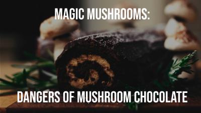 Mushroom chocolate is a potent mix of magic mushrooms and chocolate. While there's plenty of debate around psychedelics, it can be a dangerous habit.