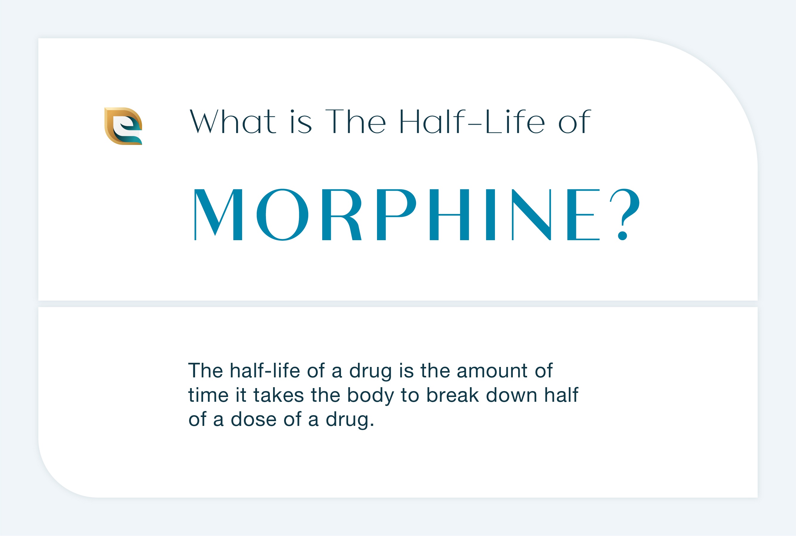 What half life of Morphine