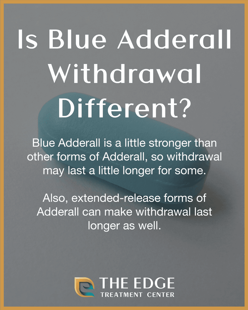 Is Blue Adderall Withdrawal Different?