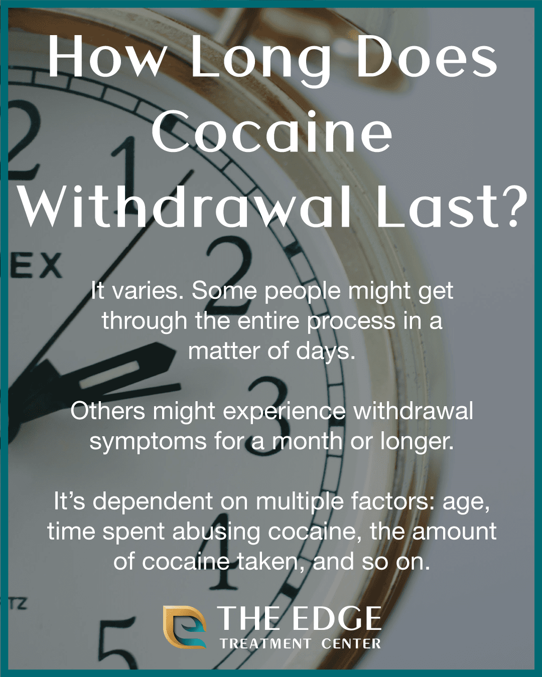 How Long Does Cocaine Withdrawal Last?