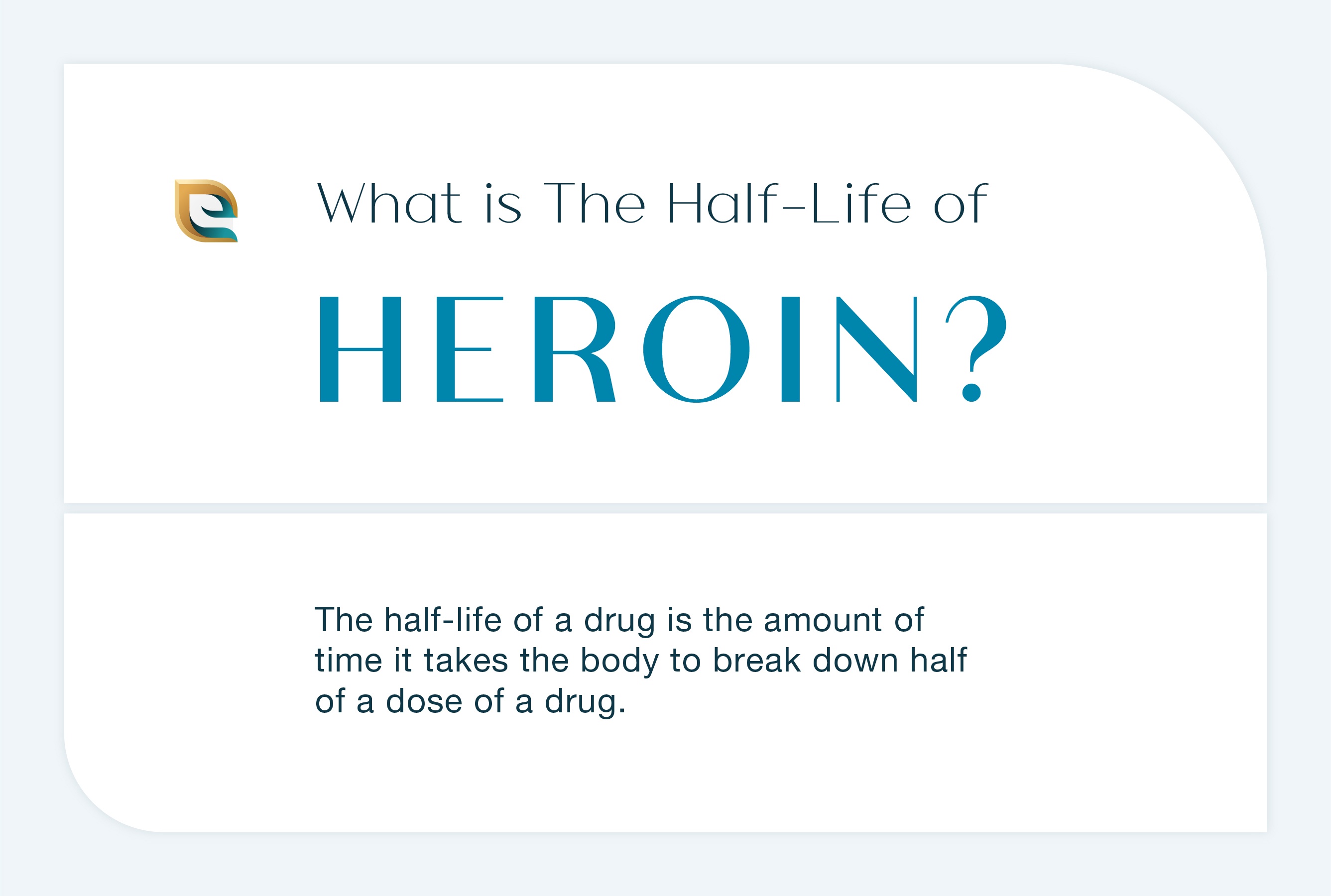 What Is Half Life of Heroin? This image describes the half life of Heroin